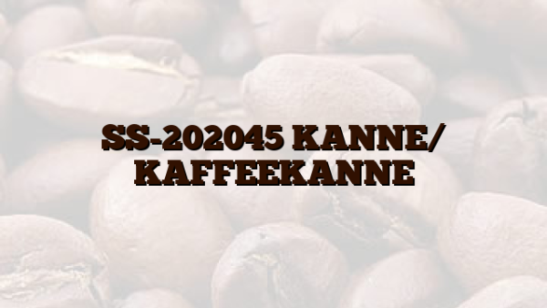 SS-202045 KANNE/ KAFFEEKANNE
