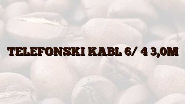 TELEFONSKI KABL 6/ 4 3,0M