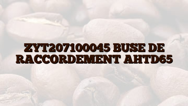 ZYT207100045 BUSE DE RACCORDEMENT AHTD65