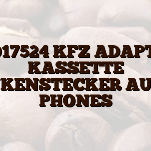 00017524 KFZ ADAPTER KASSETTE KLINKENSTECKER AUTO P. PHONES