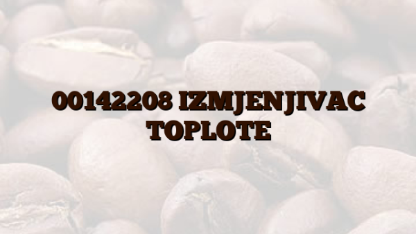 00142208 IZMJENJIVAC TOPLOTE