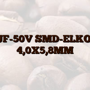 0,22UF-50V SMD-ELKO 105° 4,0X5,8MM