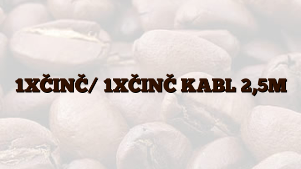 1XČINČ/ 1XČINČ KABL 2,5M