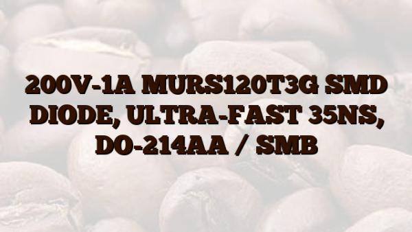200V-1A MURS120T3G SMD DIODE,  ULTRA-FAST 35NS,  DO-214AA /  SMB
