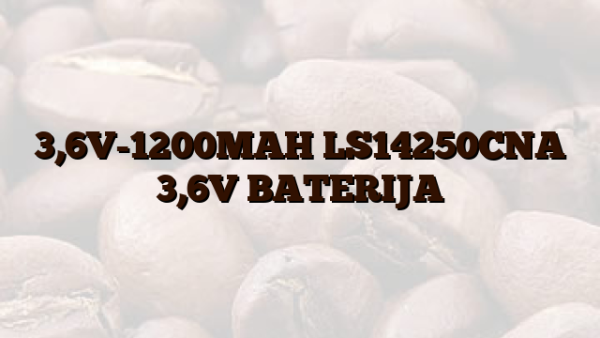 3,6V-1200MAH LS14250CNA 3,6V BATERIJA