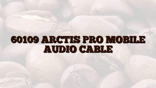 60109 ARCTIS PRO MOBILE AUDIO CABLE