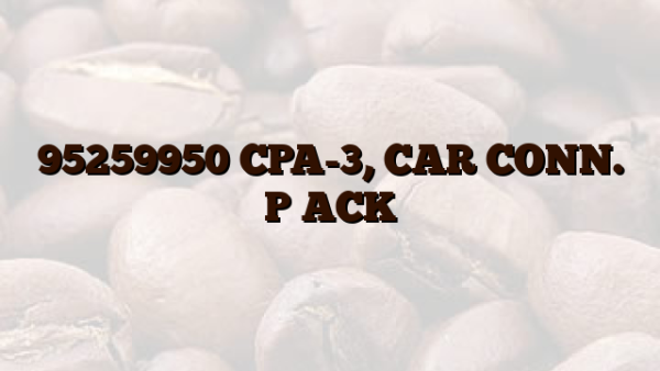 95259950 CPA-3, CAR CONN. P ACK