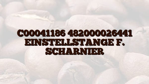 C00041186 482000026441 EINSTELLSTANGE F. SCHARNIER
