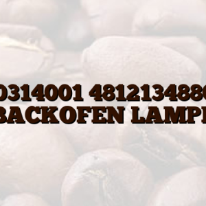 C00314001 481213488067 BACKOFEN LAMPE