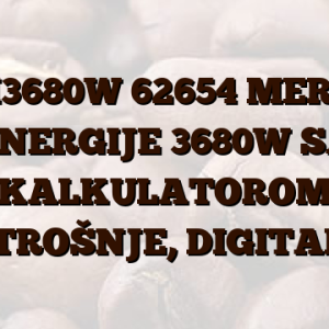 EM3680W 62654 MERAČ ENERGIJE 3680W SA KALKULATOROM POTROŠNJE,  DIGITALNI