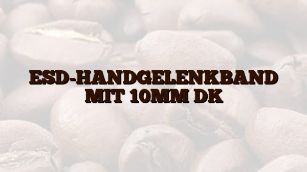 ESD-HANDGELENKBAND MIT 10MM DK