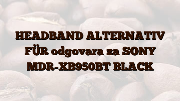 HEADBAND ALTERNATIV FÜR odgovara za SONY MDR-XB950BT BLACK