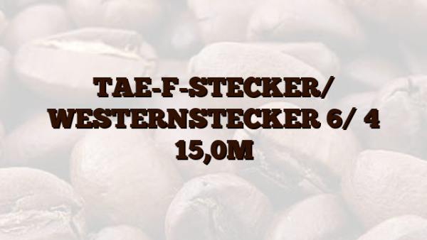TAE-F-STECKER/ WESTERNSTECKER 6/ 4 15,0M