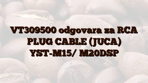 VT309500 odgovara za RCA PLUG CABLE (JUCA) YST-M15/ M20DSP