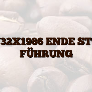 YY32X1986 ENDE STOP FÜHRUNG