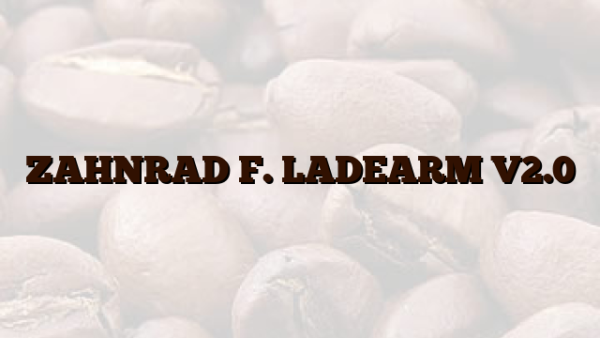ZAHNRAD F. LADEARM V2.0